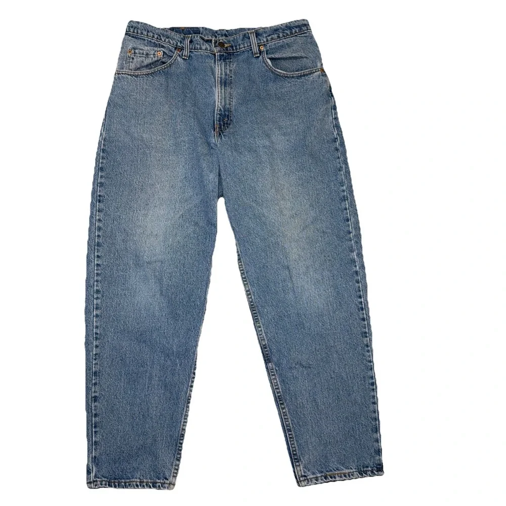 Vtg 90s Levi's 560‎ Loose Fit Tapered Leg Jeans Men 38x30 Blue Made in USA